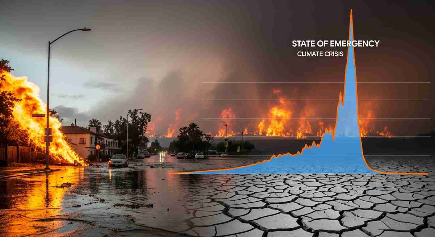 The Rising State of Emergency: Climate, California and US